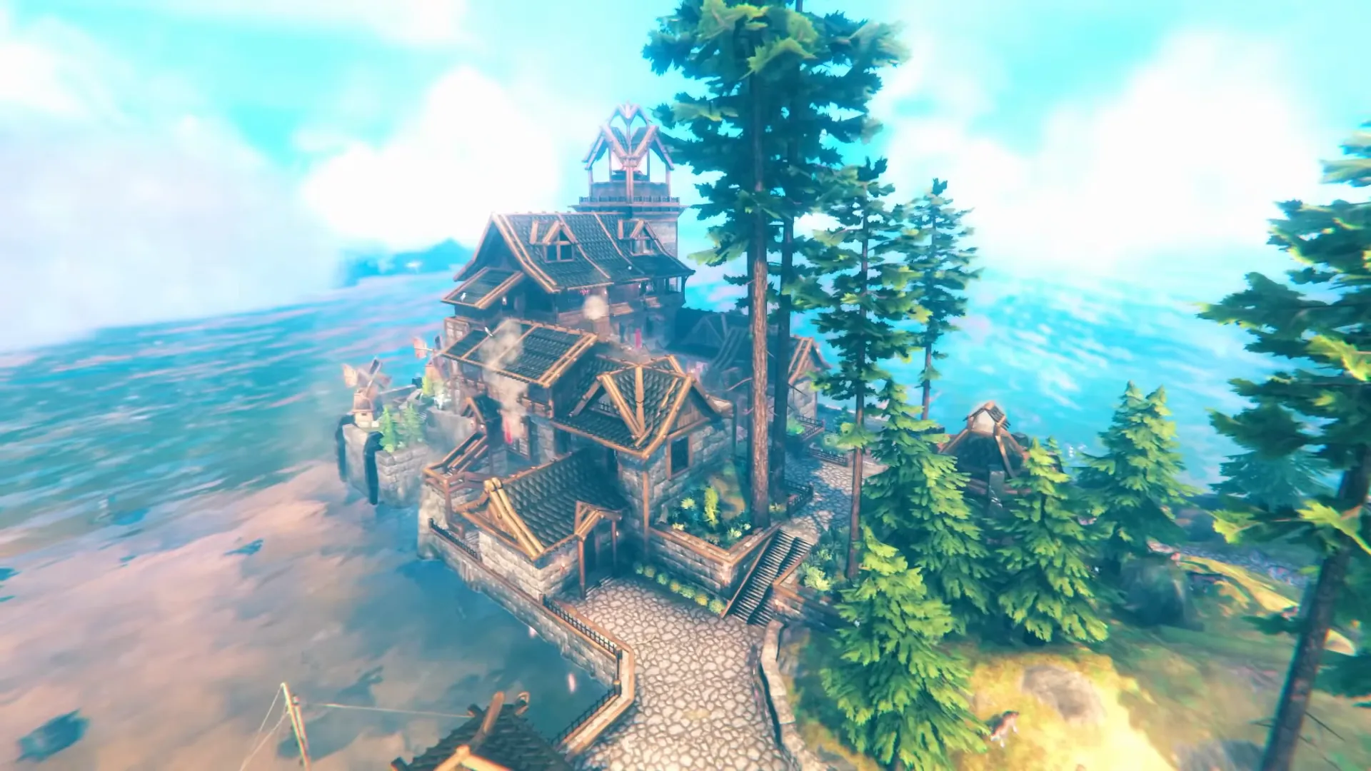 Black Forest Coastal Keep — build screenshot