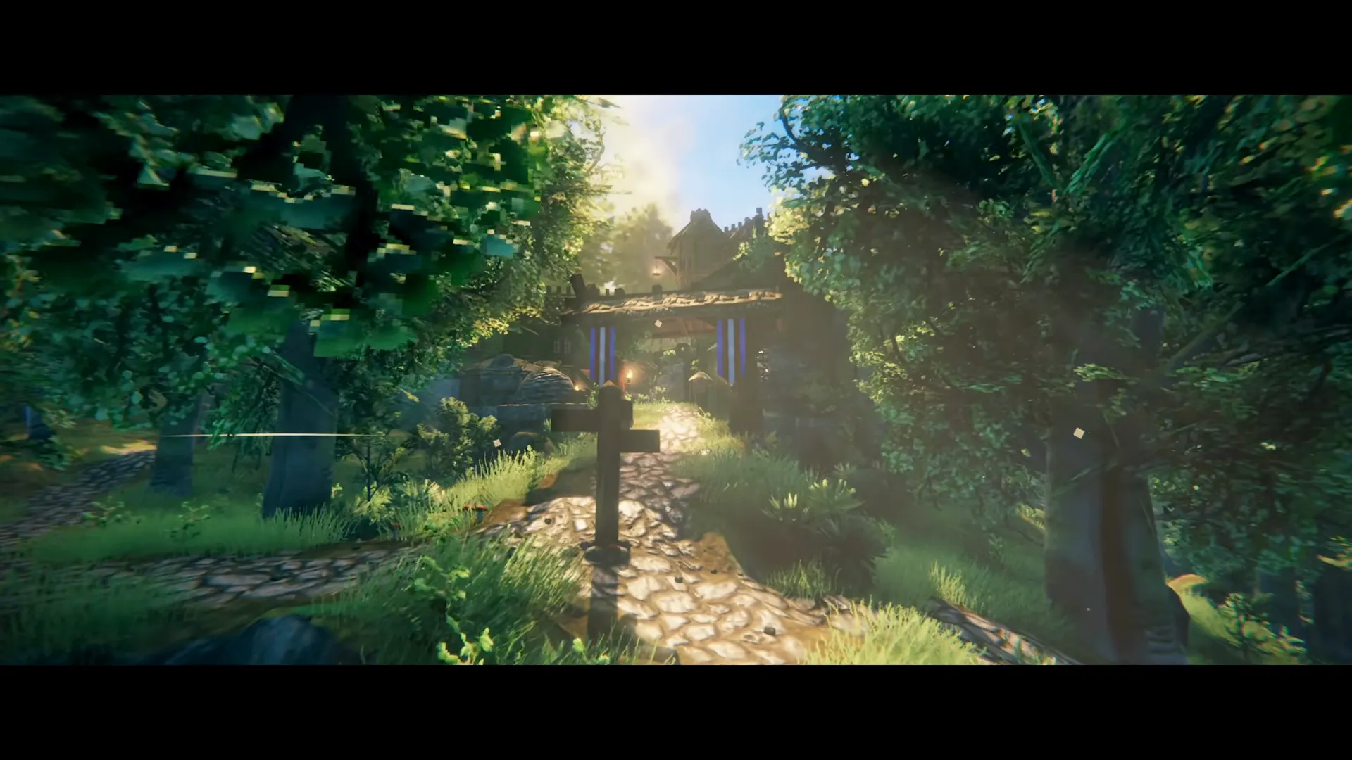 Misty Forest Outpost — build screenshot