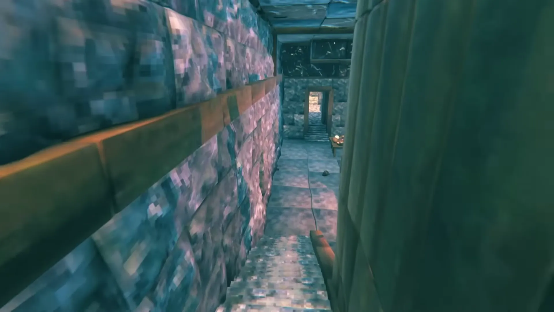 Stone Hall Corridor — build screenshot